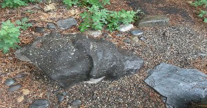 Yukon rocks, landscaping, backyard