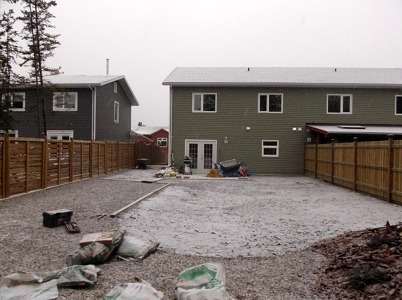 landscaping snow Yukon on site stormwater management residential landscaping