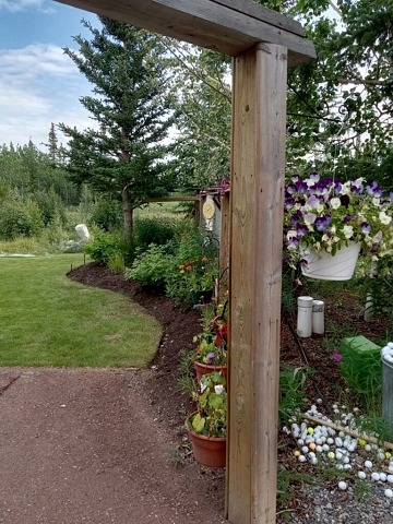 garden, perennials, shrubs, views